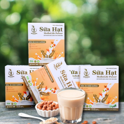 Sữa hạt Mollona Power Bổ Sung Đa Vi Lượng Tốt Cho Hệ Tiêu Hóa